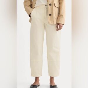 Everlane Utility Barrel Pant in Bone